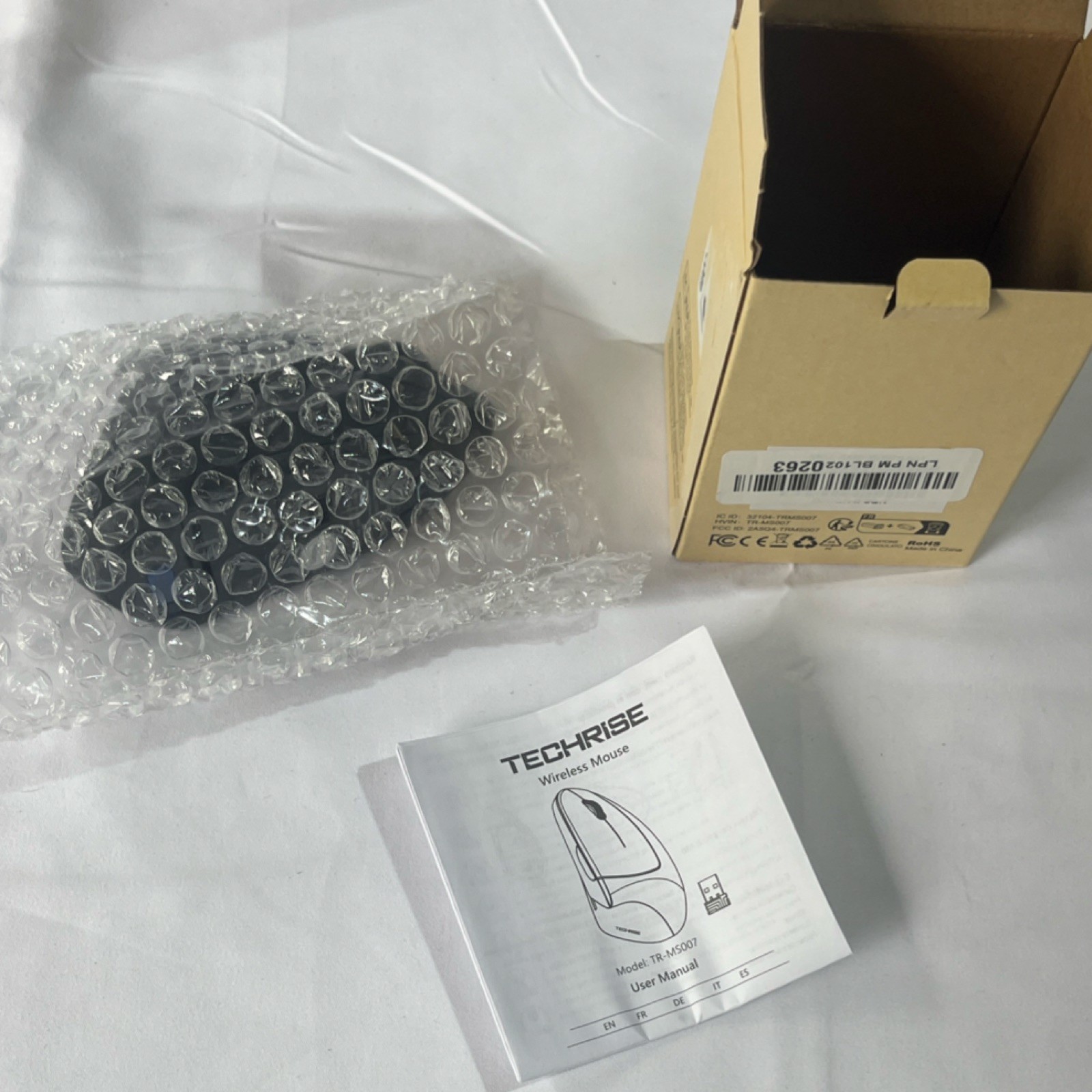 TECHRISE Wireless Mouse, Wireless Connectivity, Model TR-MS007