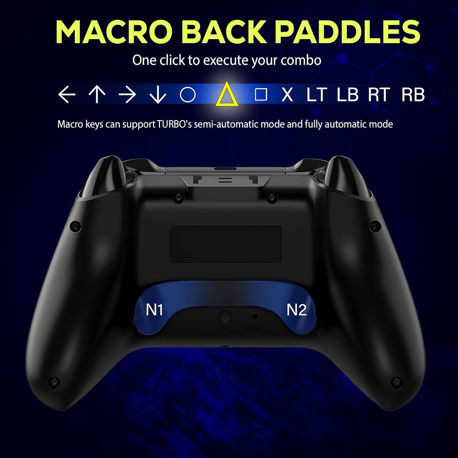 Spark N5 Wireless Controller for Pro Slim PS3 PS2 Steam Deck PC Windows Mac Ios