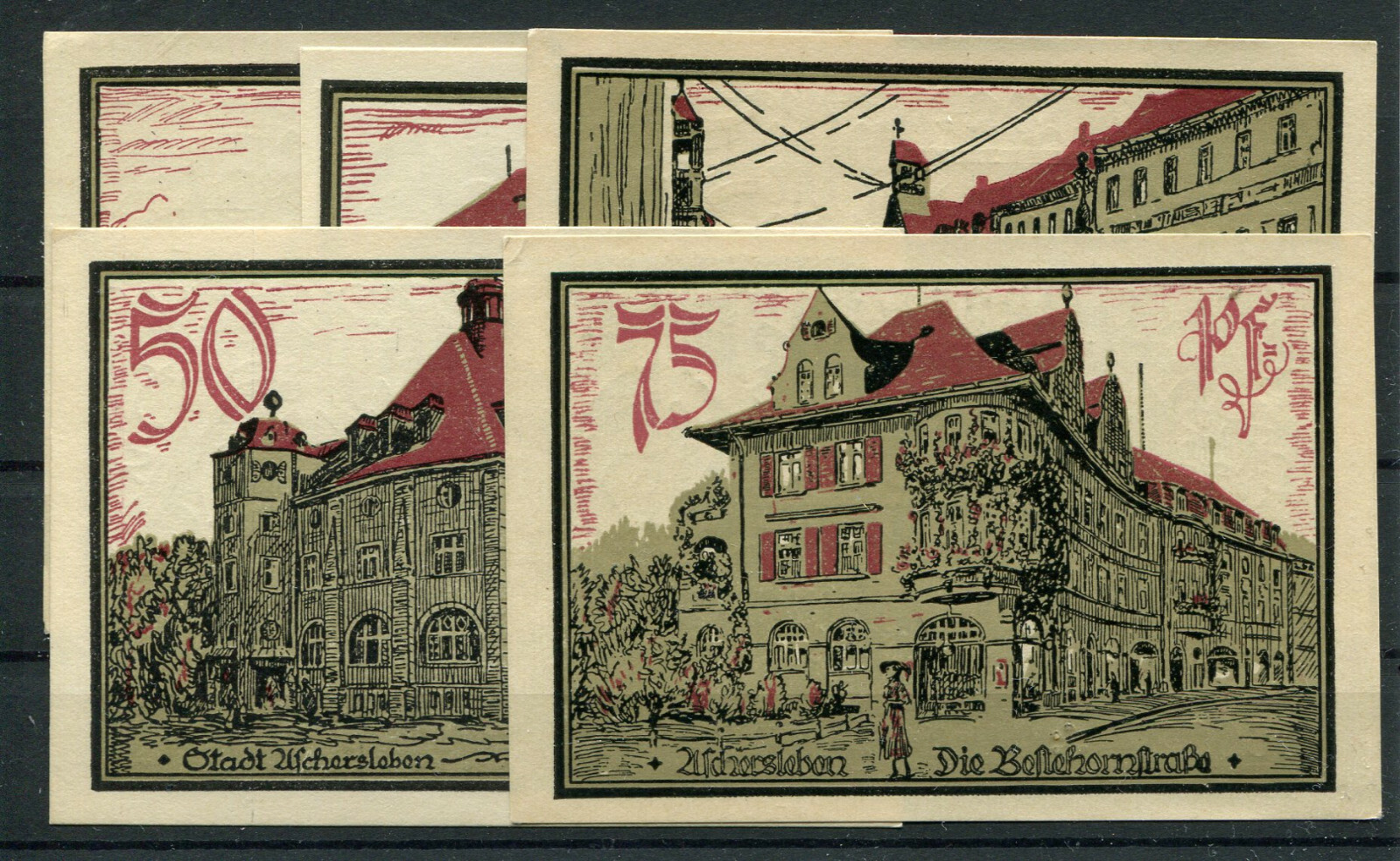 Aschersleben 5 Bills Emergency Money 2/14644