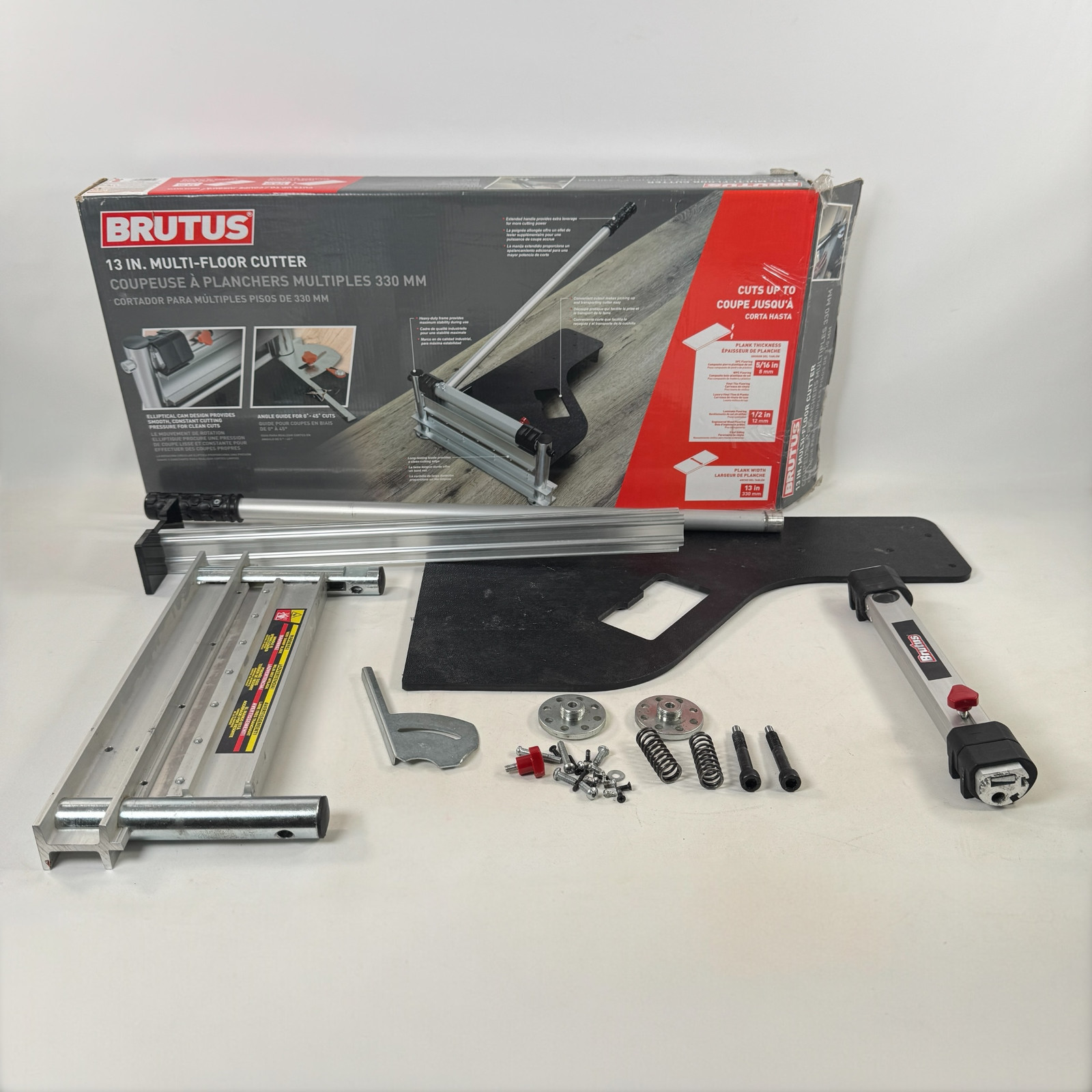 ROBERTS 13" Multi-Floor Cutter with 0 to 45 Degree Miter Guide & 28 1/2 Handle