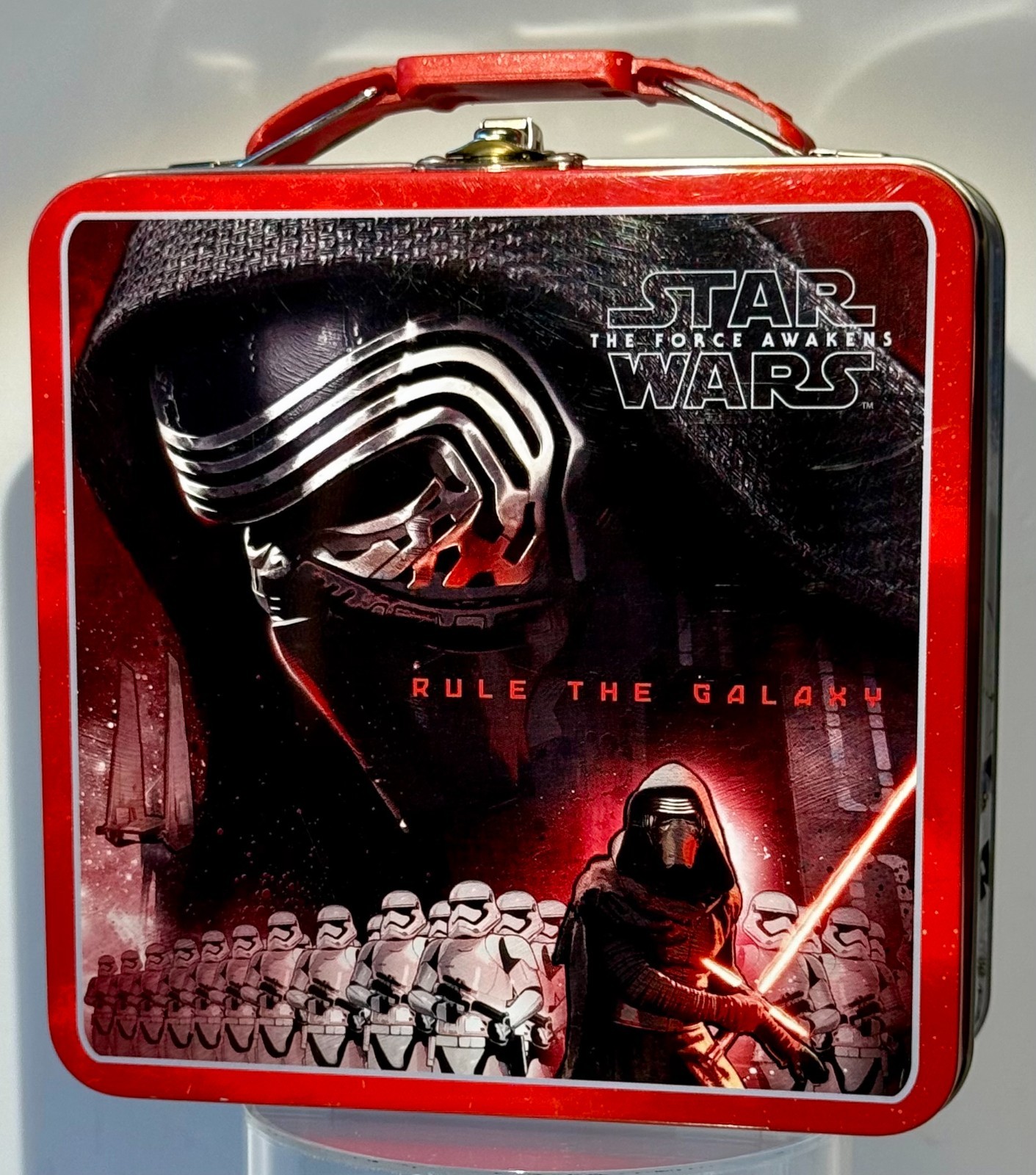 The Tin Box Co: Star Wars "The Force Awakens" Rule The Galaxy~Carry All Tin NICE