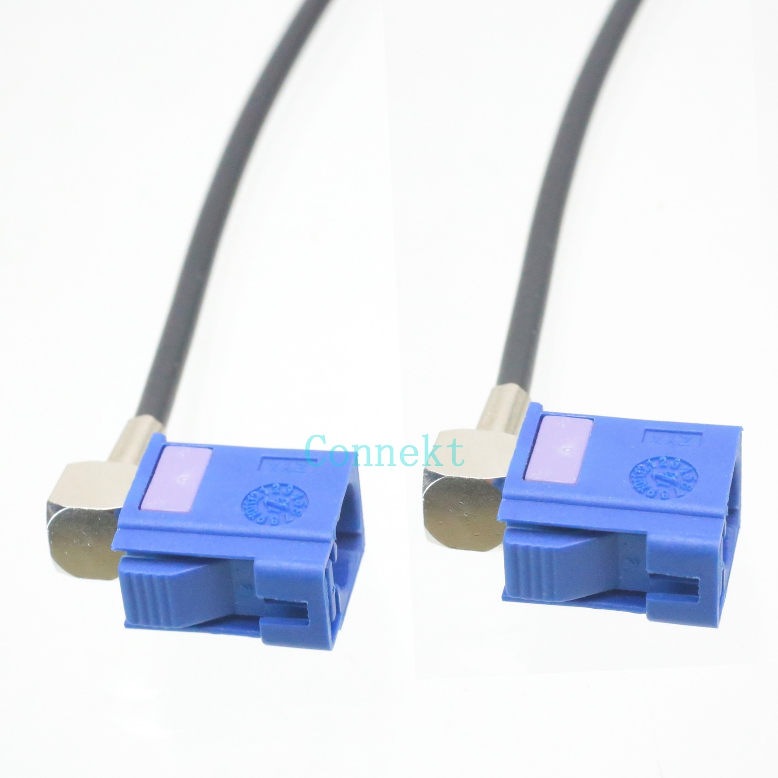 Fakra SMB C 5005 jack to female right angle 6" RG174 pigtail GPS Navigation