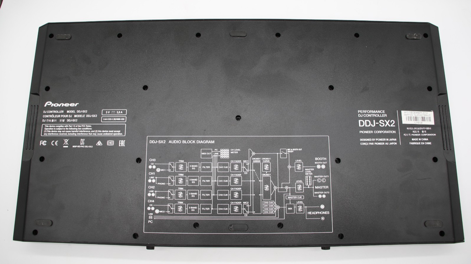 Pioneer DDJ-SX2 Digital DJ Controller Serato - Black