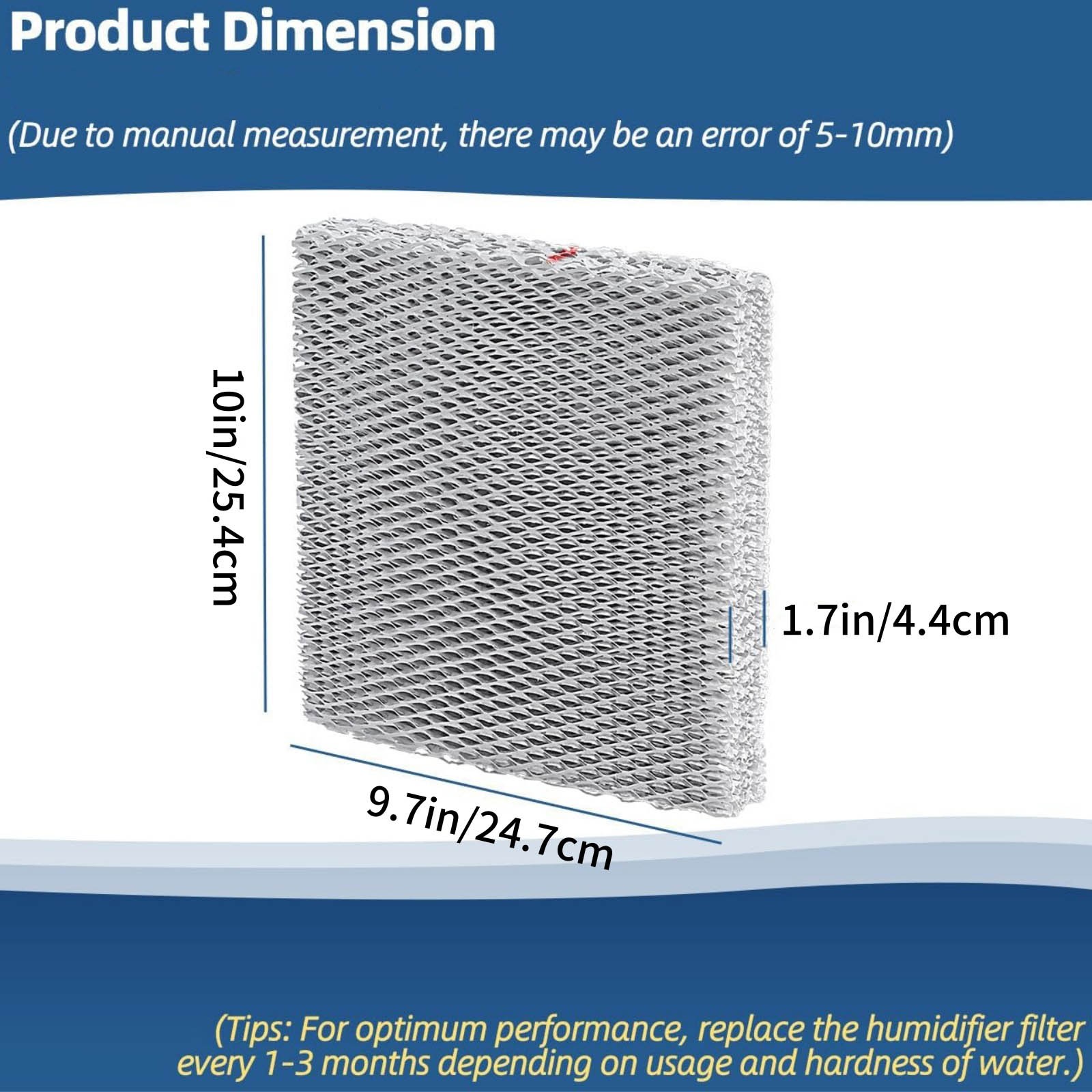 For Honeywell Replacement Filter Water Panel 2 Pack for Honeywell HE100A