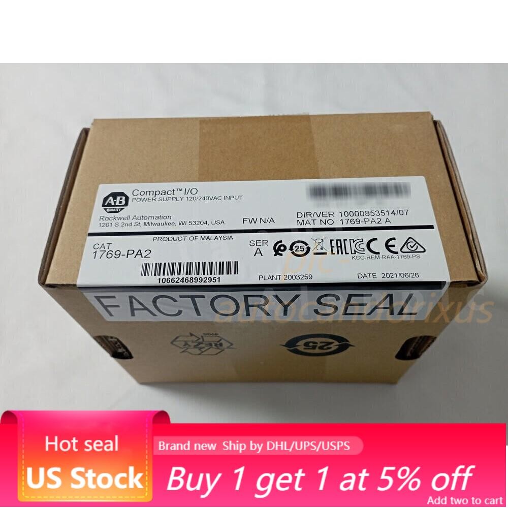 New Sealed Allen-Bradley 1769-PA2 CompactLogix Power Supply 1769PA2 US Free Tax