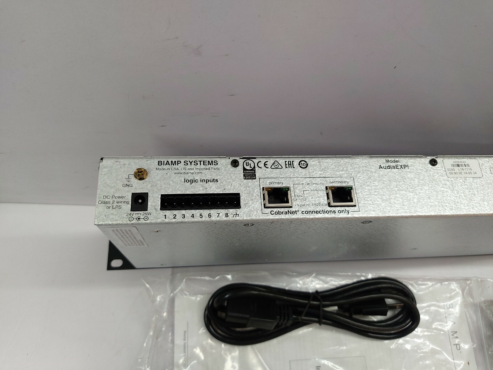 BIAMP AudiaEXPI Input & Output Expanders