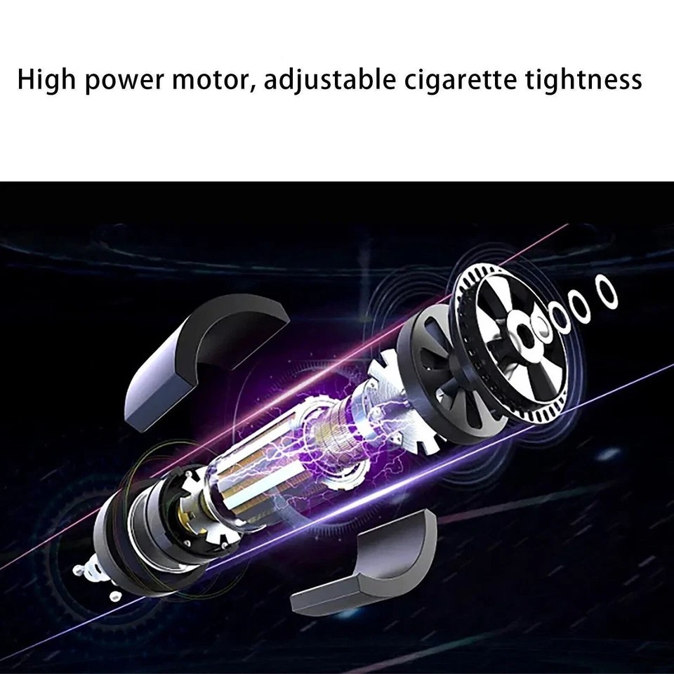 Cigarette Machine Automatic Electric Rolling Roller Tobacco Injector Maker