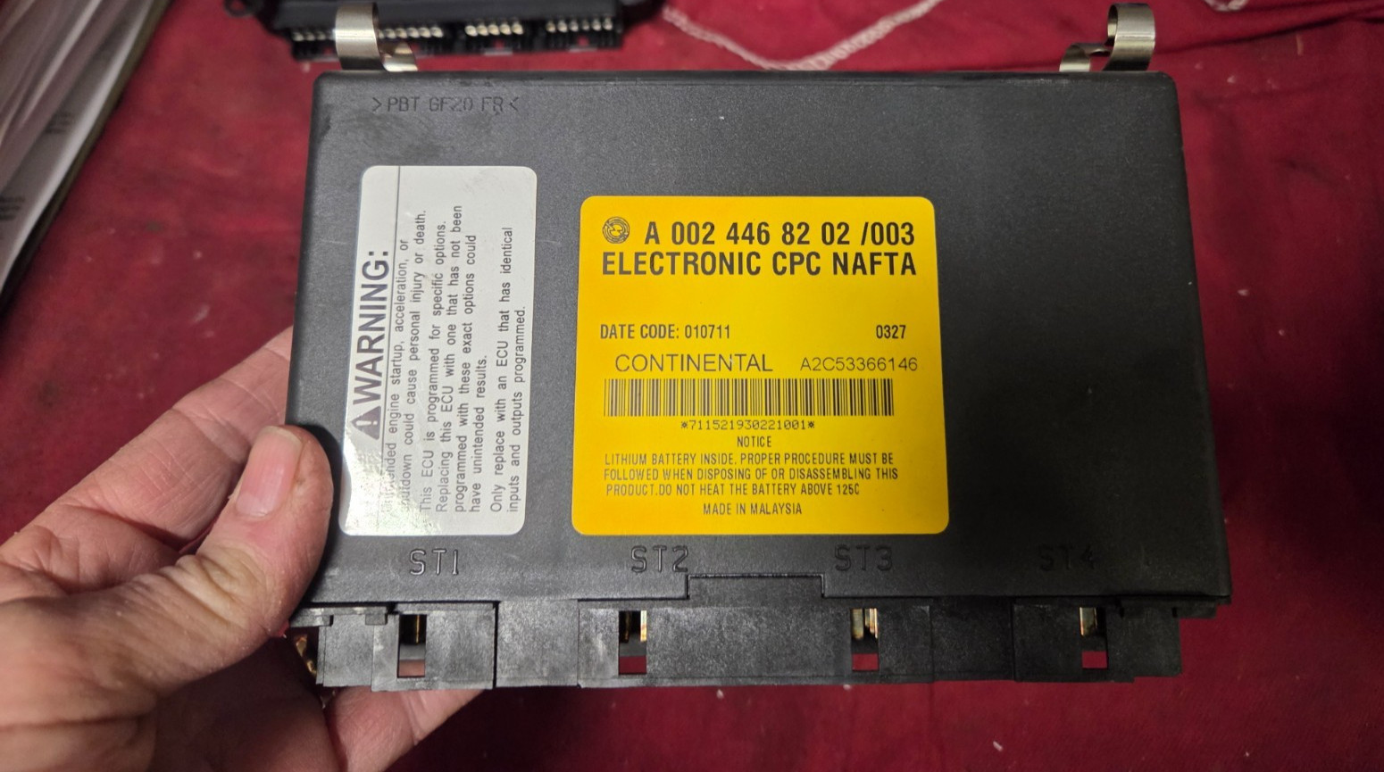 CONTINENTAL A2C53366146  ,CPC,  NAFTA  CONTROL MODULE A 002 446 82 02 - 003