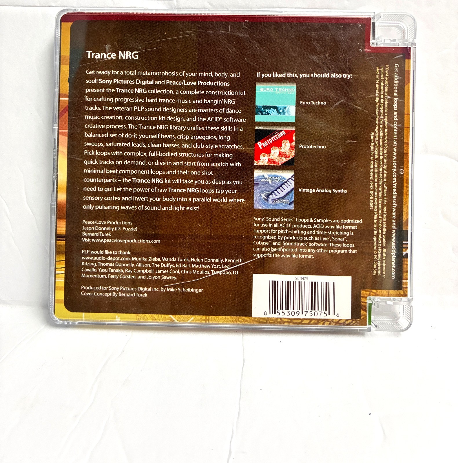 SONY Sound Series - Trance nrg (solid) - Sony Loops and Samples CDs