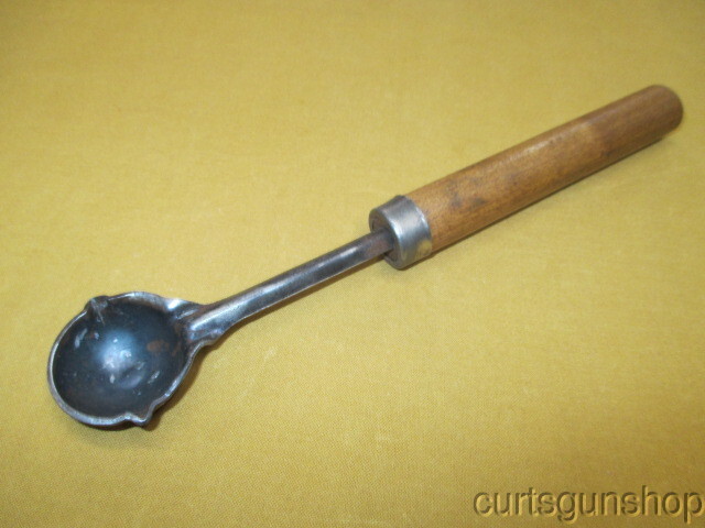 Vintage Hand Reloading Lead Bullet Mold Dipper