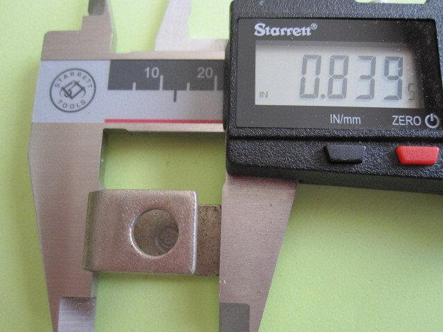 Vintage Ratchet Sound Effect Mount Clamp Part nickel plated