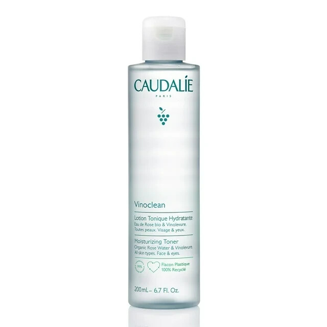 Caudalie Vinoclean Moisturizing Toning Lotion 6.7 Oz 200 Ml Facial Toner