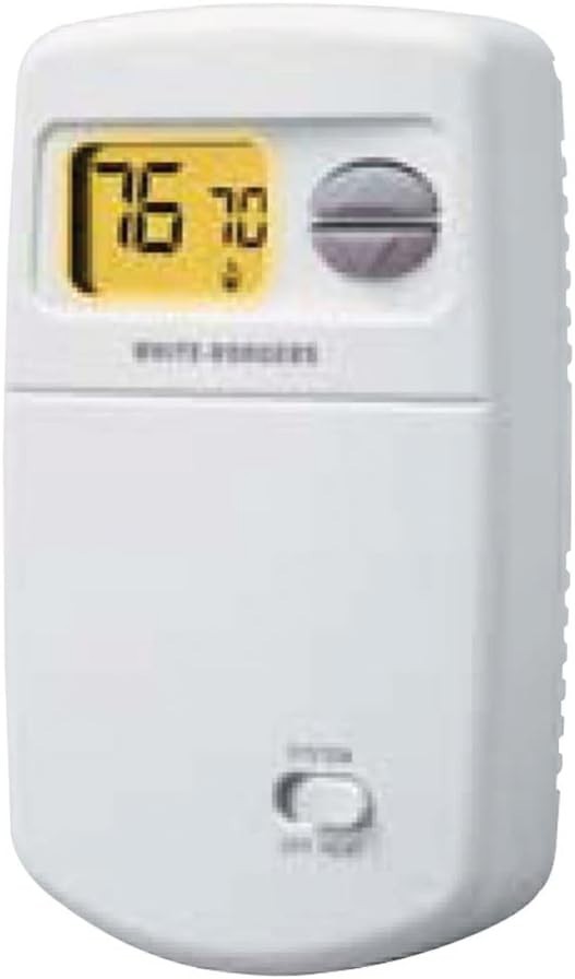 Precision-Control Wall-Mounted Thermostat - Emerson 1E78-140 with Manual Control