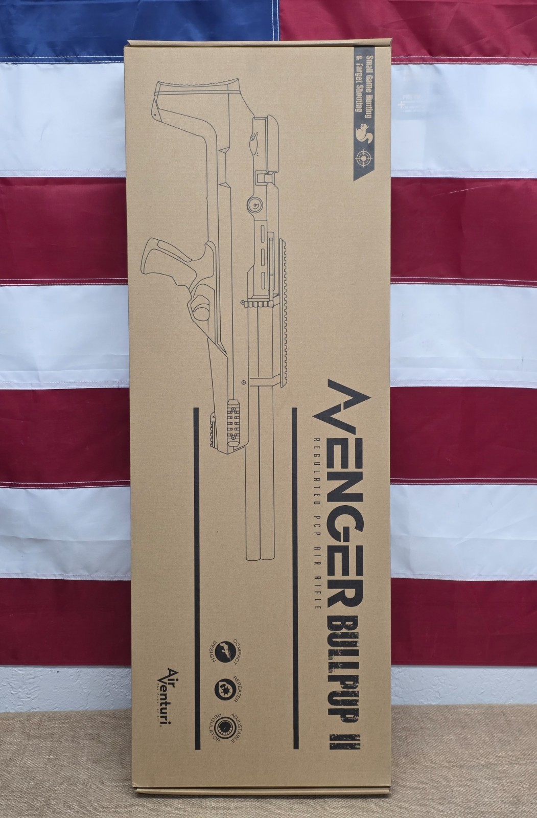 Air Venturi Avenger Bullpup II Regulated PCP Air Rifle .25 900 FPS - AV-00207-2
