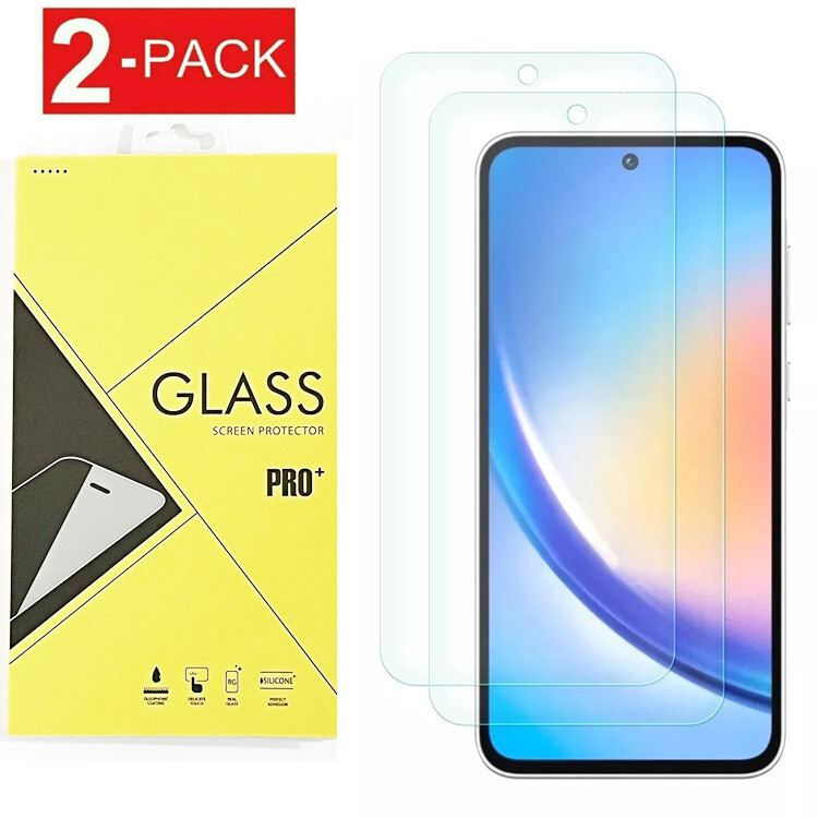 2Pack Tempered Glass Screen Protector for Samsung Galaxy A35 5G