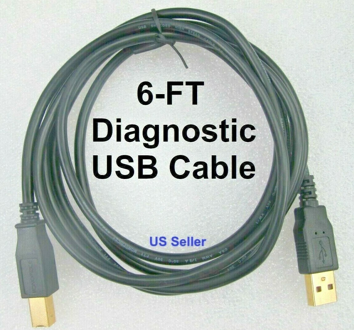 6 Ft USB Interface Cable Compatible with GM Multiple Diagnostic Interface MDI 2