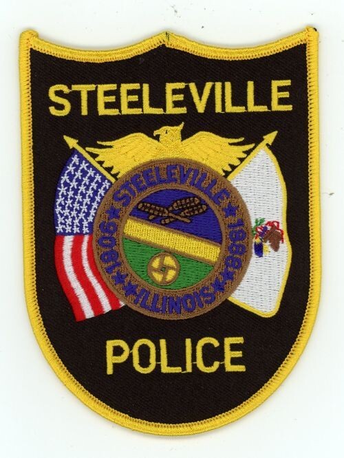ILLINOIS IL STEELEVILLE POLICE NICE SHOULDER PATCH SHERIFF