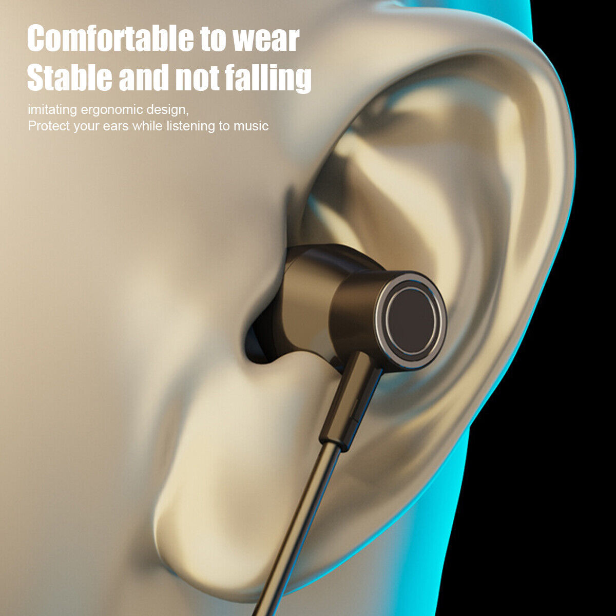 Bluetooth Neckband Headset Wireless Earphone Headphone Mic For iPhone Samsung US