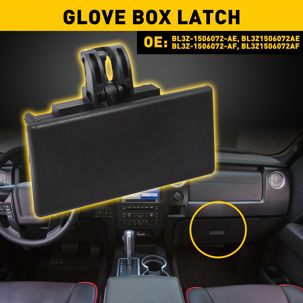 OEM BLACK Glove Box Latch Handle For 2009-2014 Ford F150 F250 F350 F550 F450