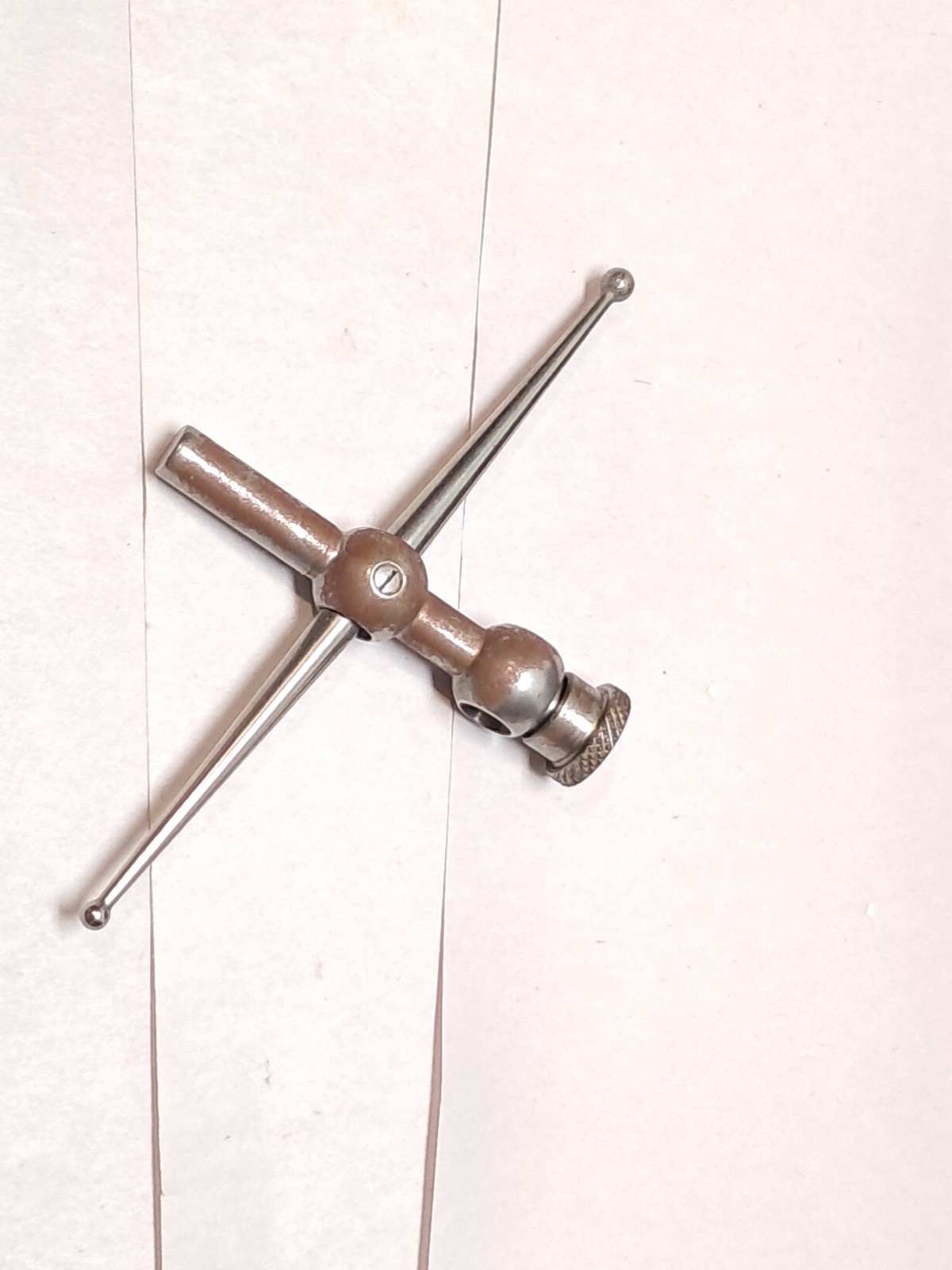 Accessories and Case for Starrett No. 196 Plunger Back Dial Indicator