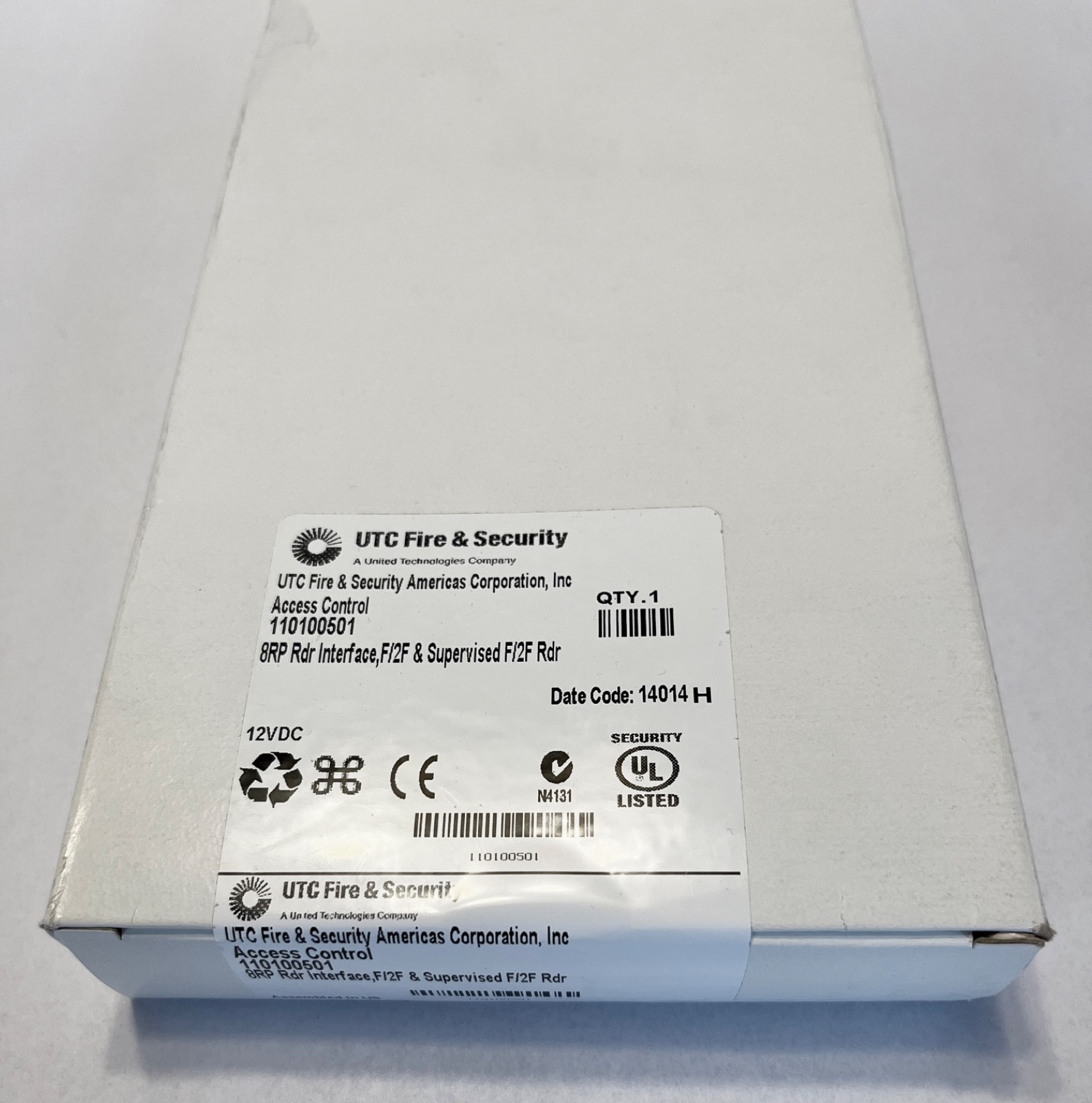 UTC Access Control 110100501 Micro/5 8-Port Reader Interface Card, NOS