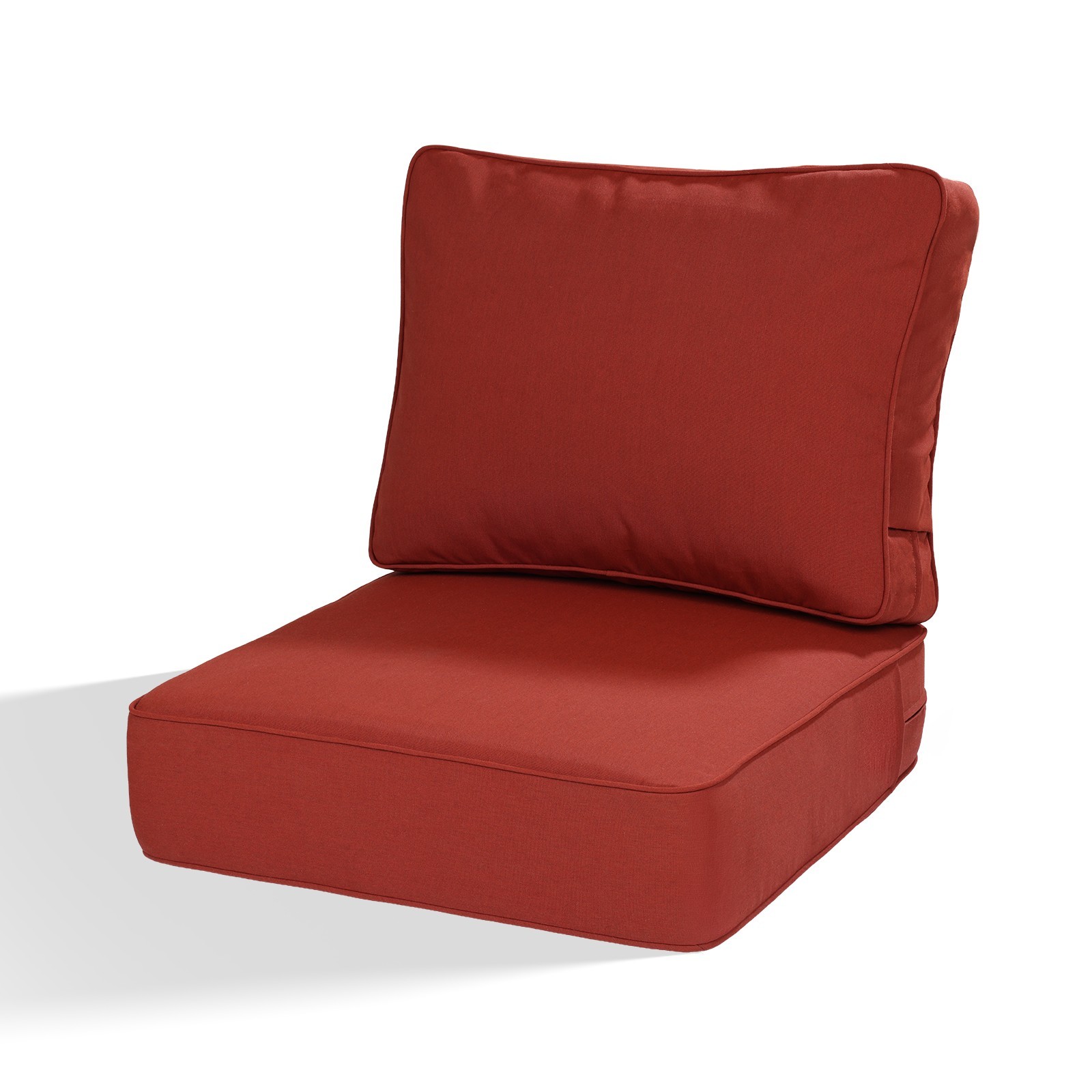 Aoodor Sunbrella Outdoor Patio Chair Cushions Set with Individual Pocket Springs