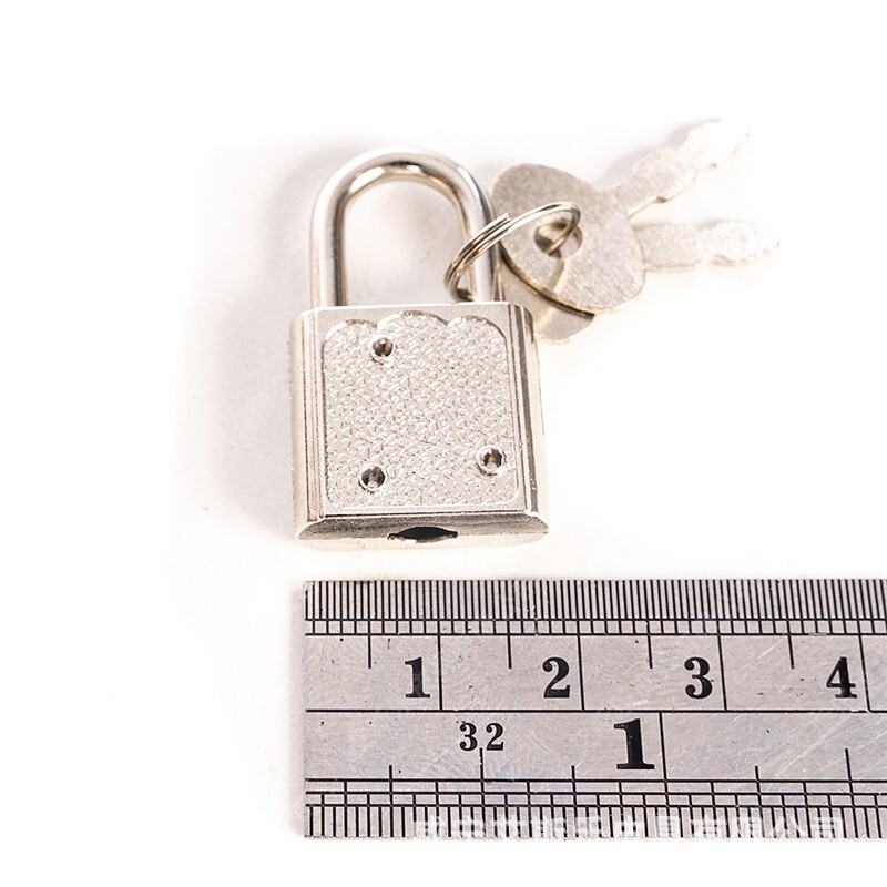 20sets Metal Small Square Padlock with Keys MINI Padlocks