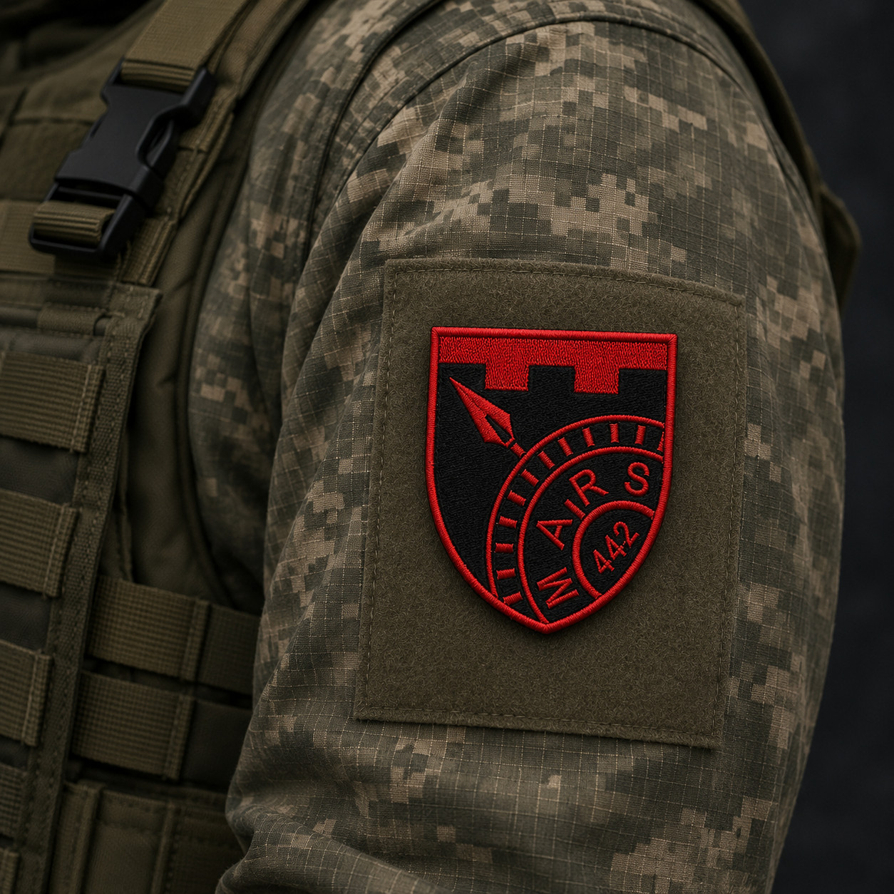 442nd Unmanned Systems Battalion MARS Military war Patch Ukraine Drone Forces