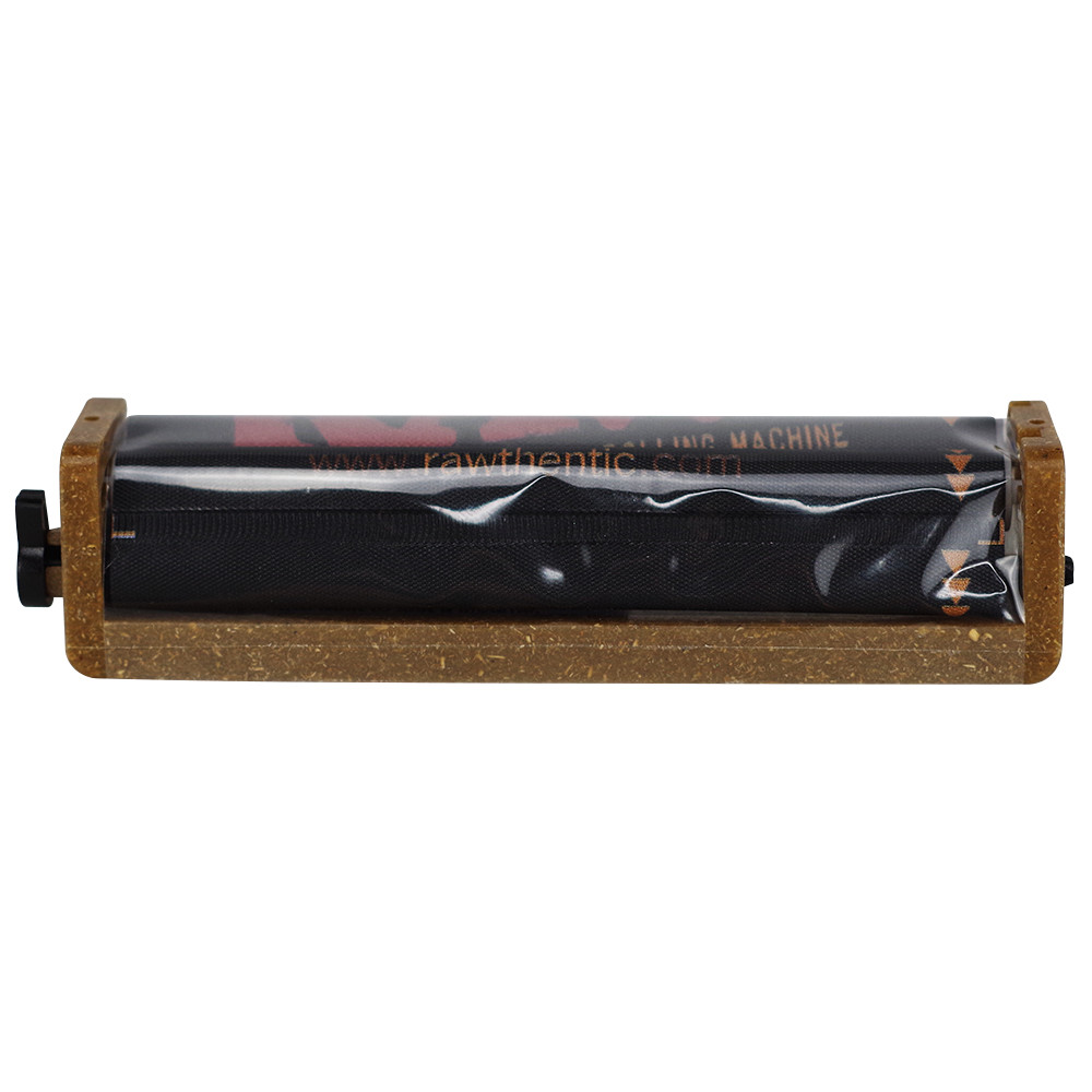 RAW Black 2-Way Adjustable Rolling Machine 110mm King Size Rolling Paper Roller
