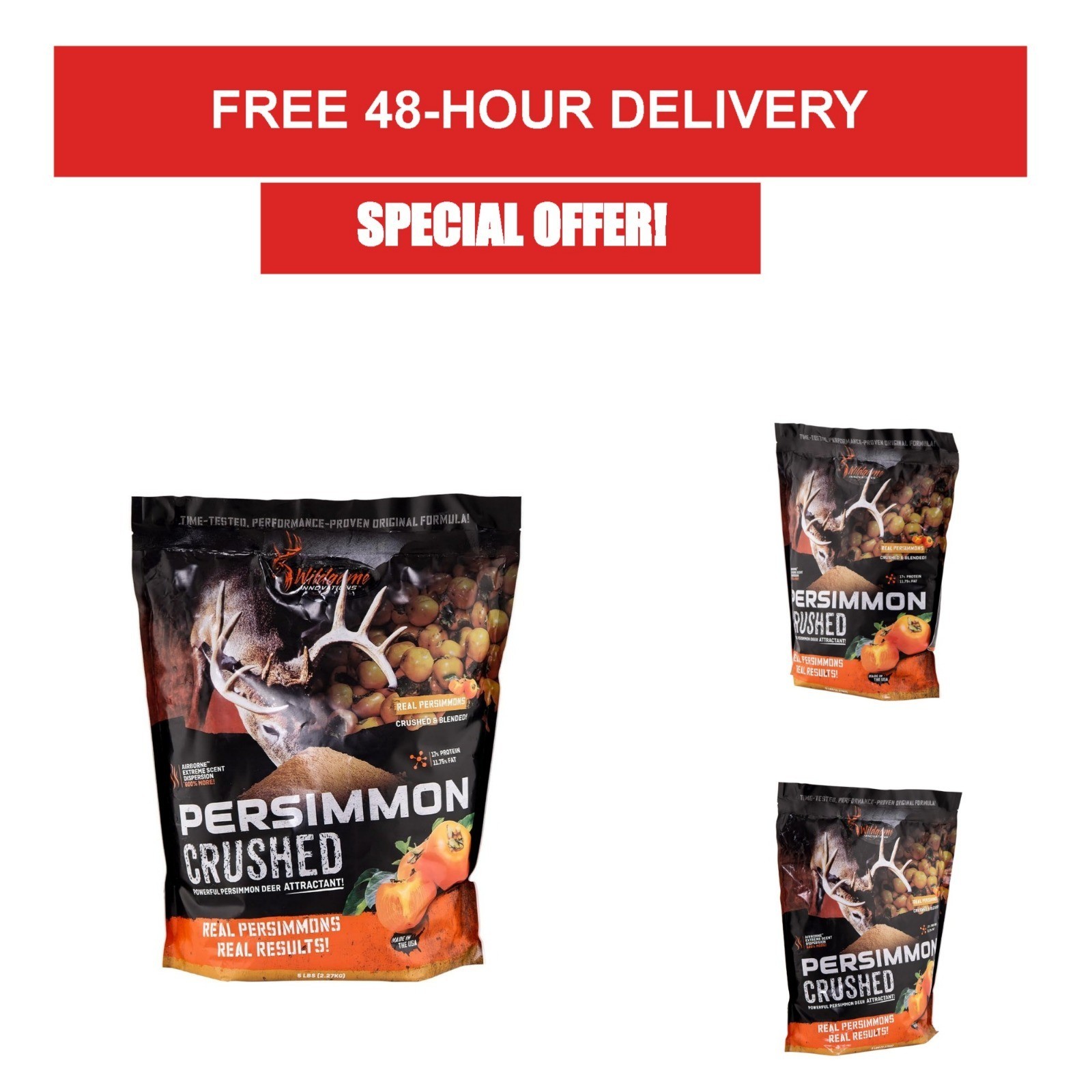 Wildgame Innovations Persimmon Crushed Deer Attractant 5lb