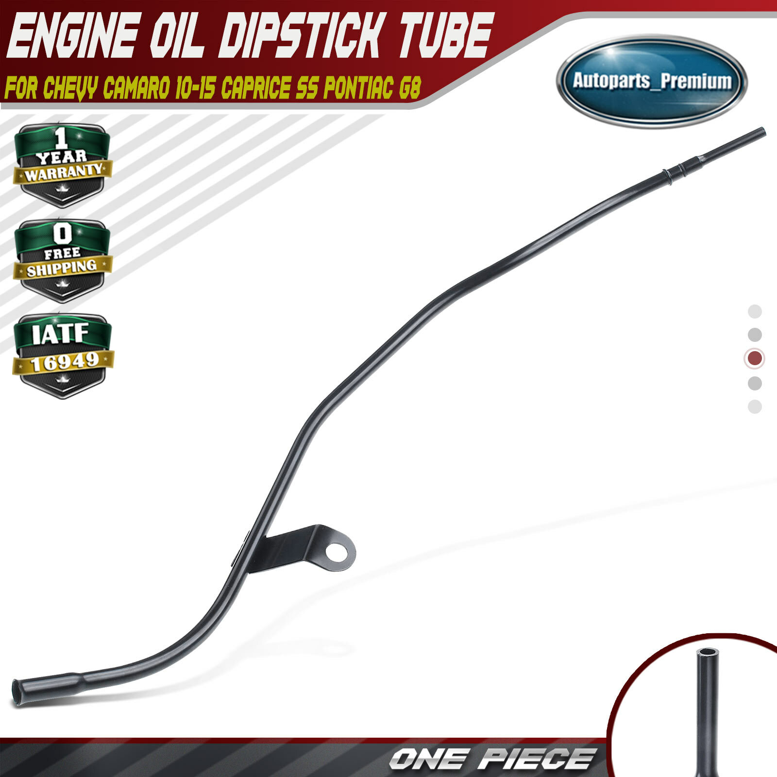 Engine Oil Dipstick Tube for Chevy Camaro 10-15 Caprice SS Pontiac G8 6.0L 6.2L