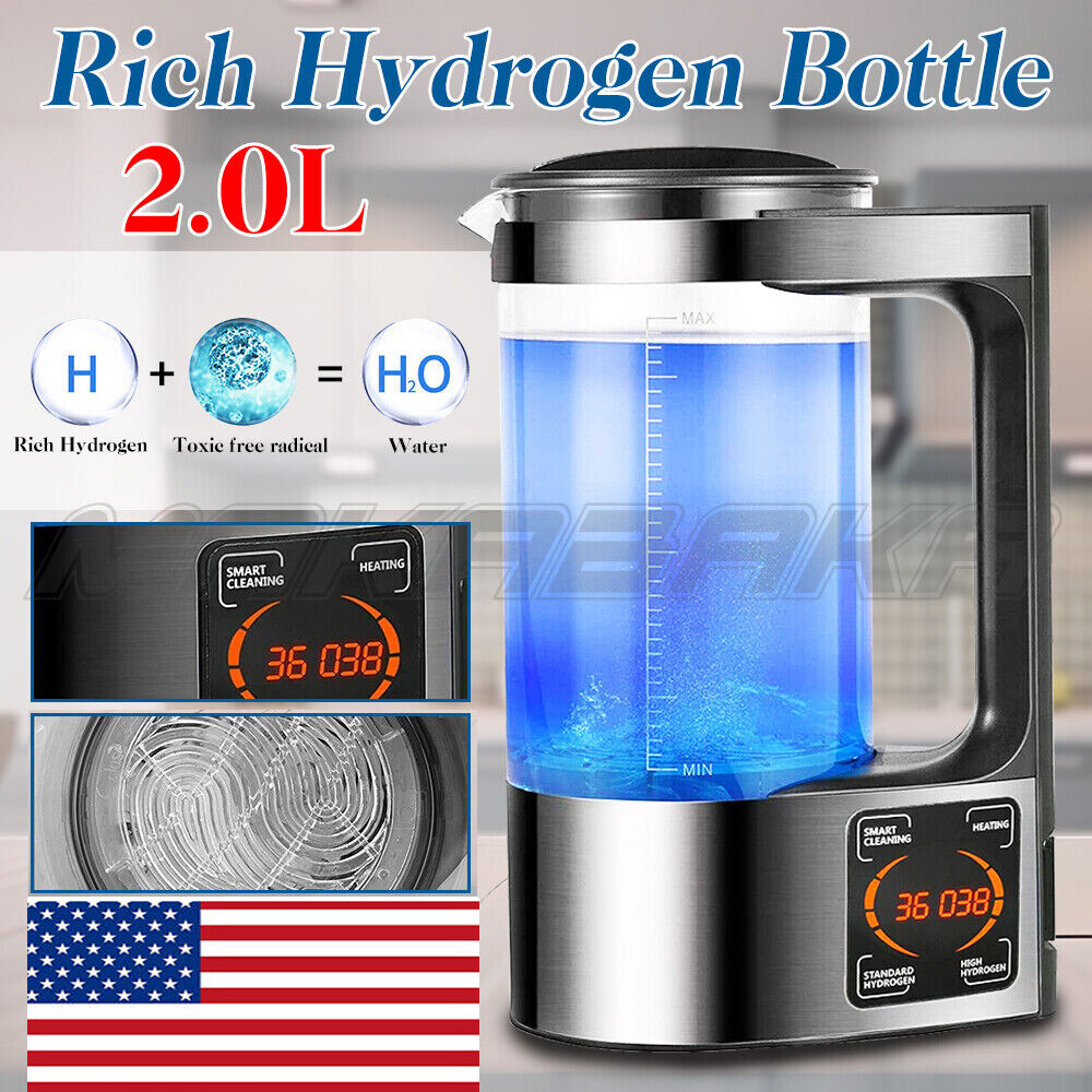 Hydrogen Water Kettle Electric Rich Hydrogen Ionizer Generator 2L Large Capacity