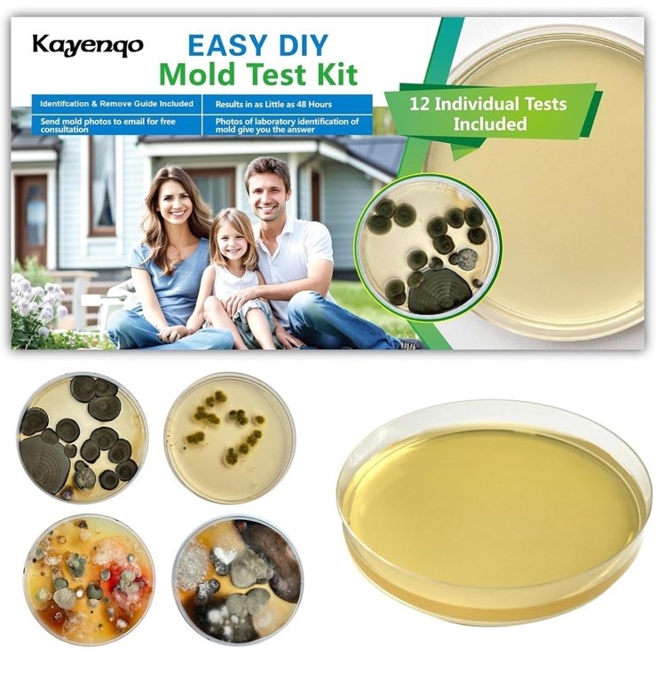 Mold Test Kit for Home - 12 Simple Detection Tests,Test HVAC System,Home Surf...