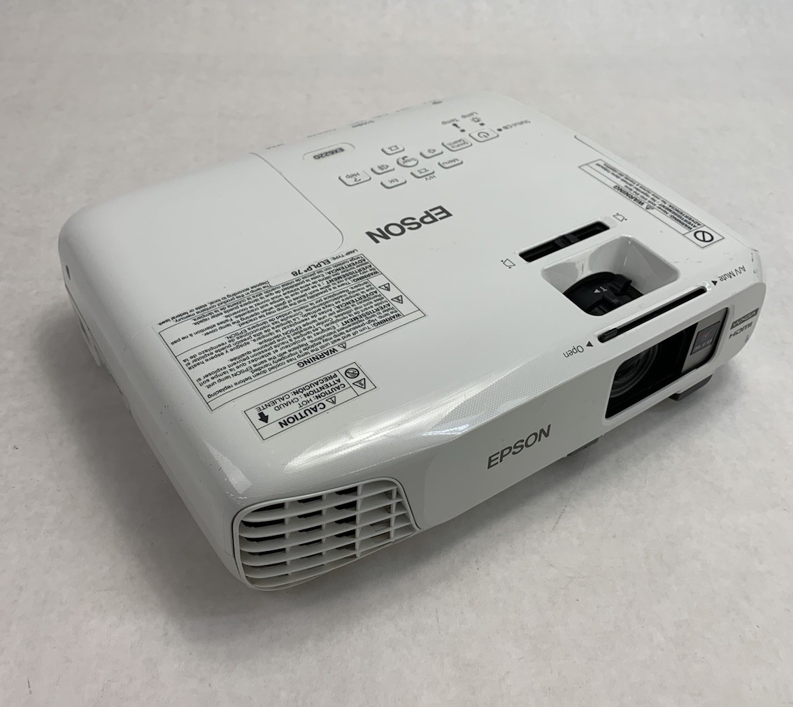 Epson EX6220 H550A LCD Lamp Projector No Remote No Power Supply- 2735 Lamp Hours
