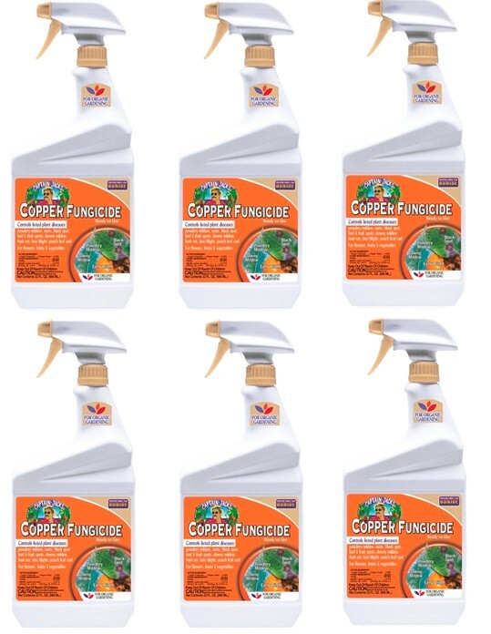 Bonide 775 32 oz Ready To Use Copper Fungicide Garden Disease Spray - Pack of 6