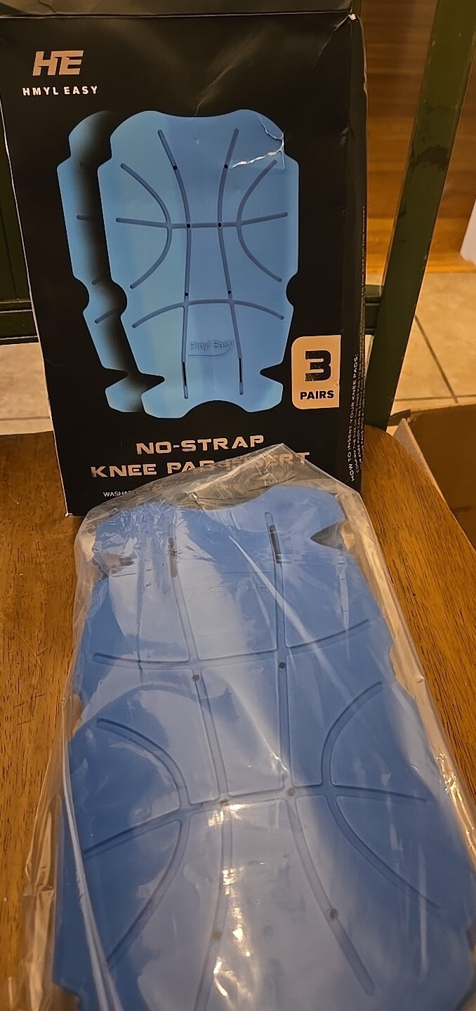 Hmyl Easy 3 Pairs No Strap Knee Pad Insert for Work 3 pairs 9.3''×6.5''×1''