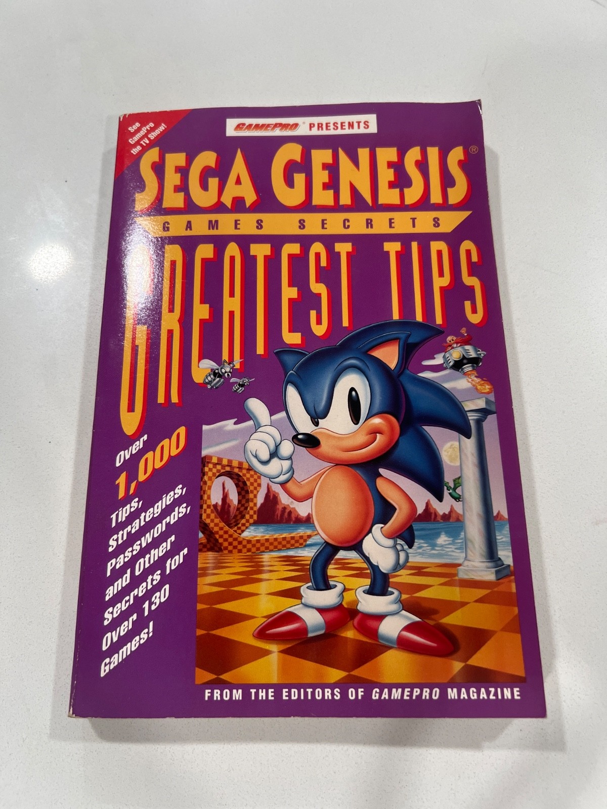 Sega Genesis Game Secrets Greatest Tips GamePro Strategy Tips Trick Book