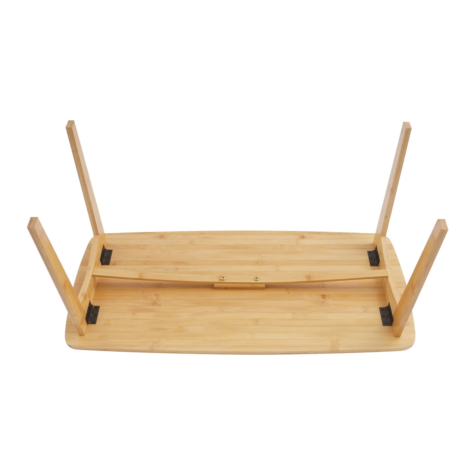 Folding Bamboo Table Foldable Floor Table Coffee Table for Sitting on The Floor