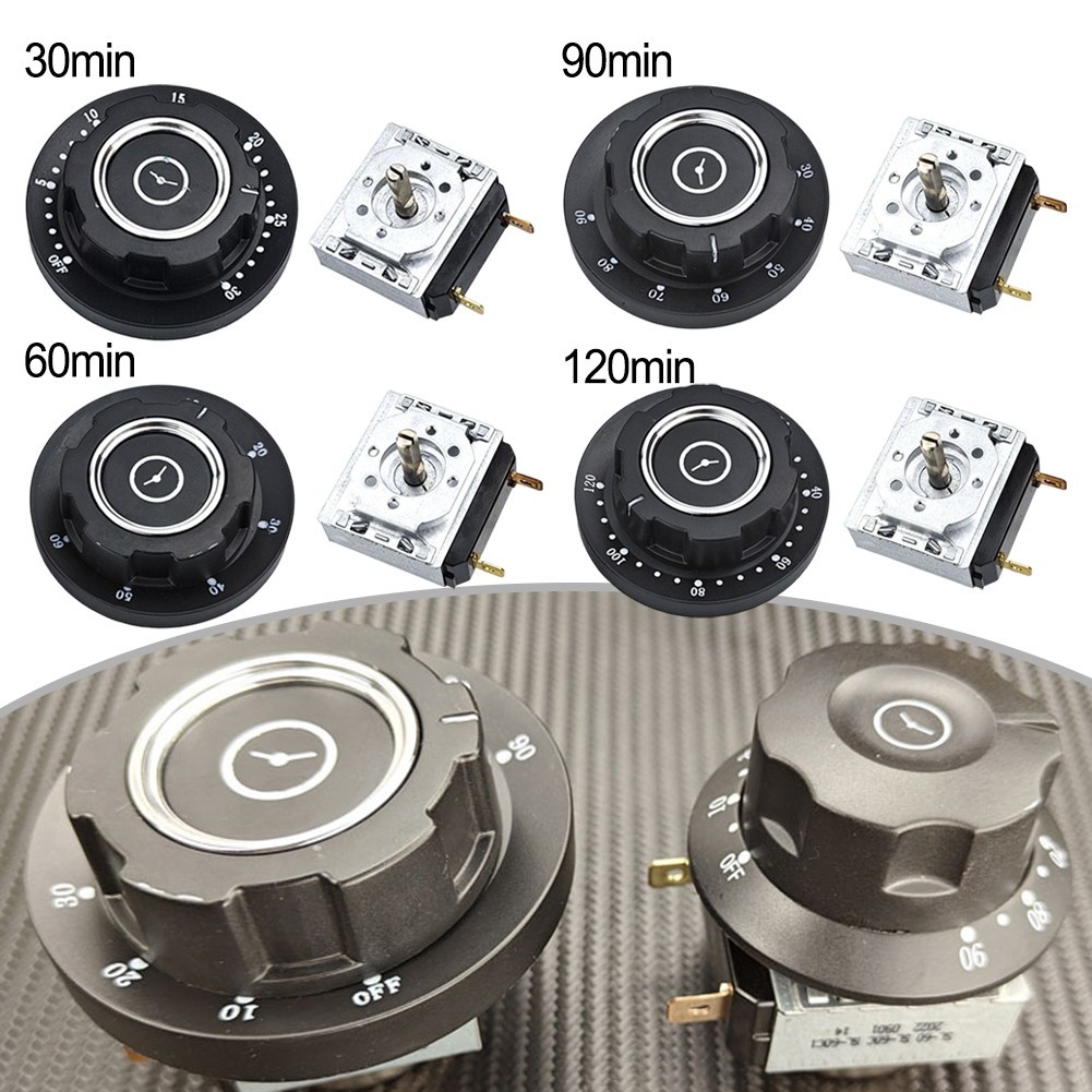 Innovative Microwave Oven Knob Timer with Three Timing Options Available