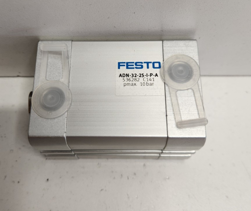 NEW NO BOX! FESTO 32MM BORE X 25MM STROKE AIR CYLINDER 536282 ADN-32-25-I-P-A