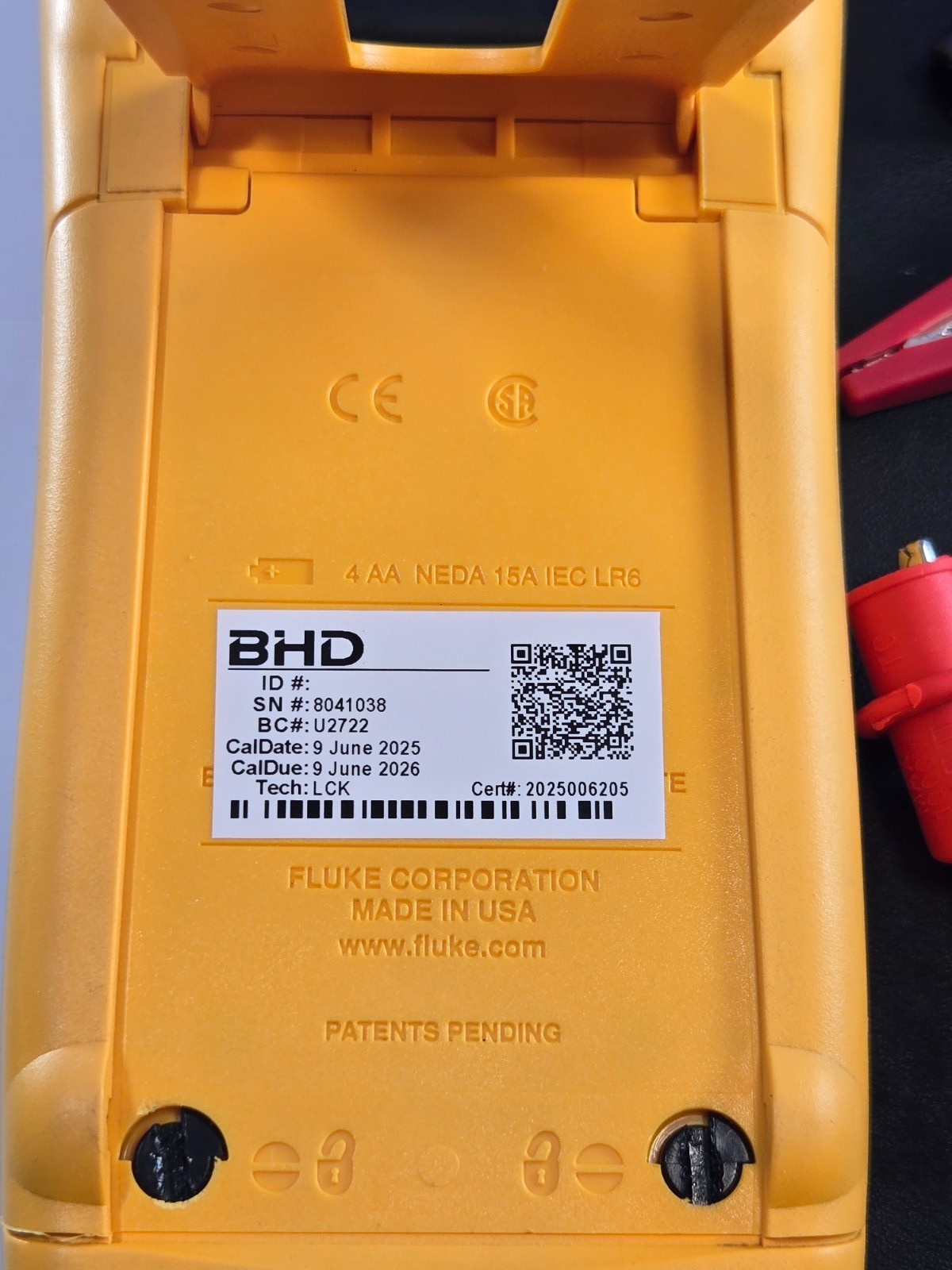 Fluke 725 Multifunction Process Calibrator Meter - Calibrated June 2-26 w Data +