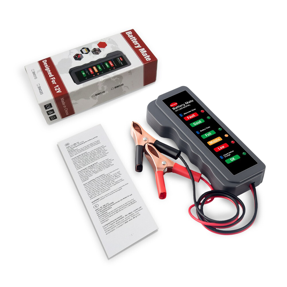 Auto Car DC 12V Battery Load Tester Alternator Analyzer Diagnostic Test Tool