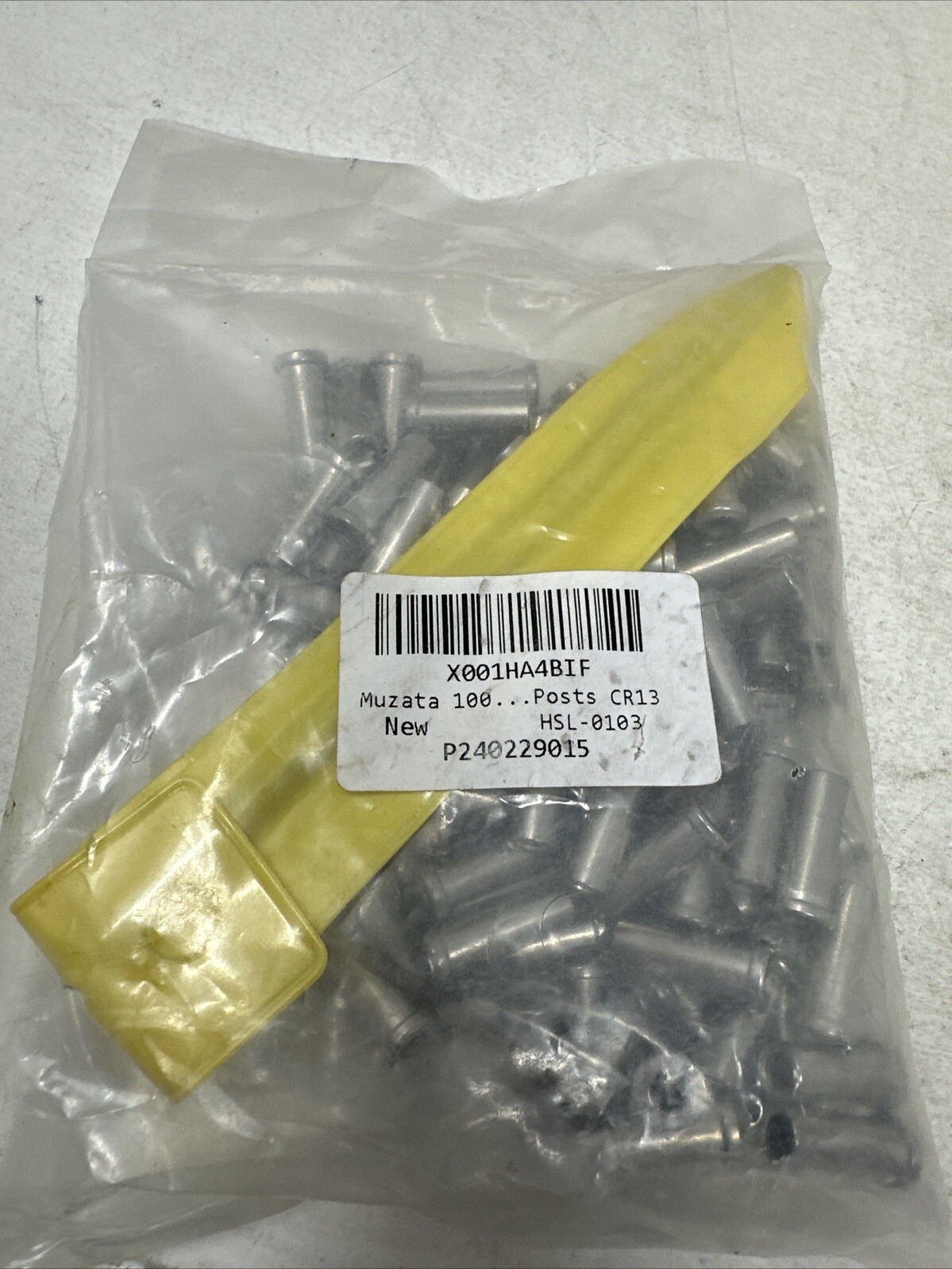 Muzata Stainless Steel Protective Sleeve CR13, Lot of 100, NIB/FREE SHIP!
