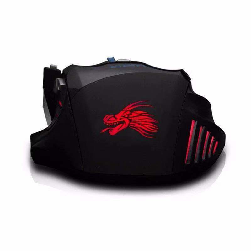 Gaming Mouse 7 Button USB Wired LED Breathing Fire Button 3200 DPI Laptop PC