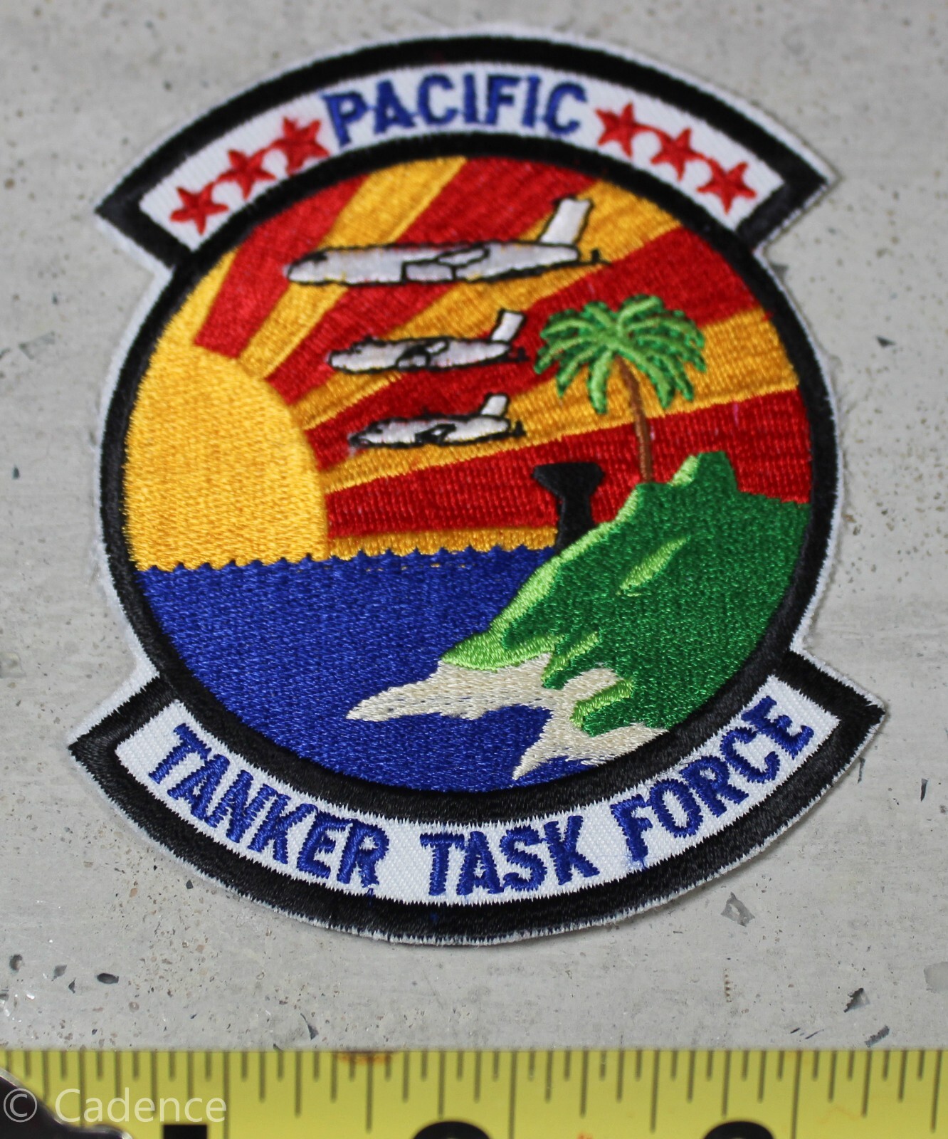 US Desert Storm Era USAF Pacific Tanker Task Force Squadron Patch. Unused. A12