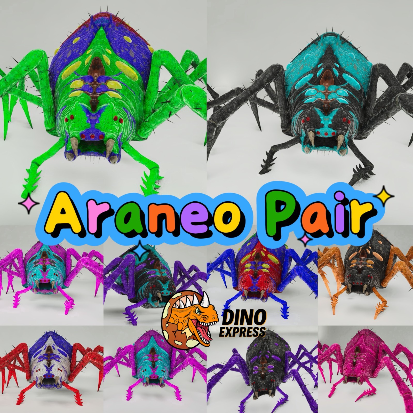 Araneo High Stats Clone Pair ARK🦕 Survival Ascended ASA PVE PC/XBOX/PS