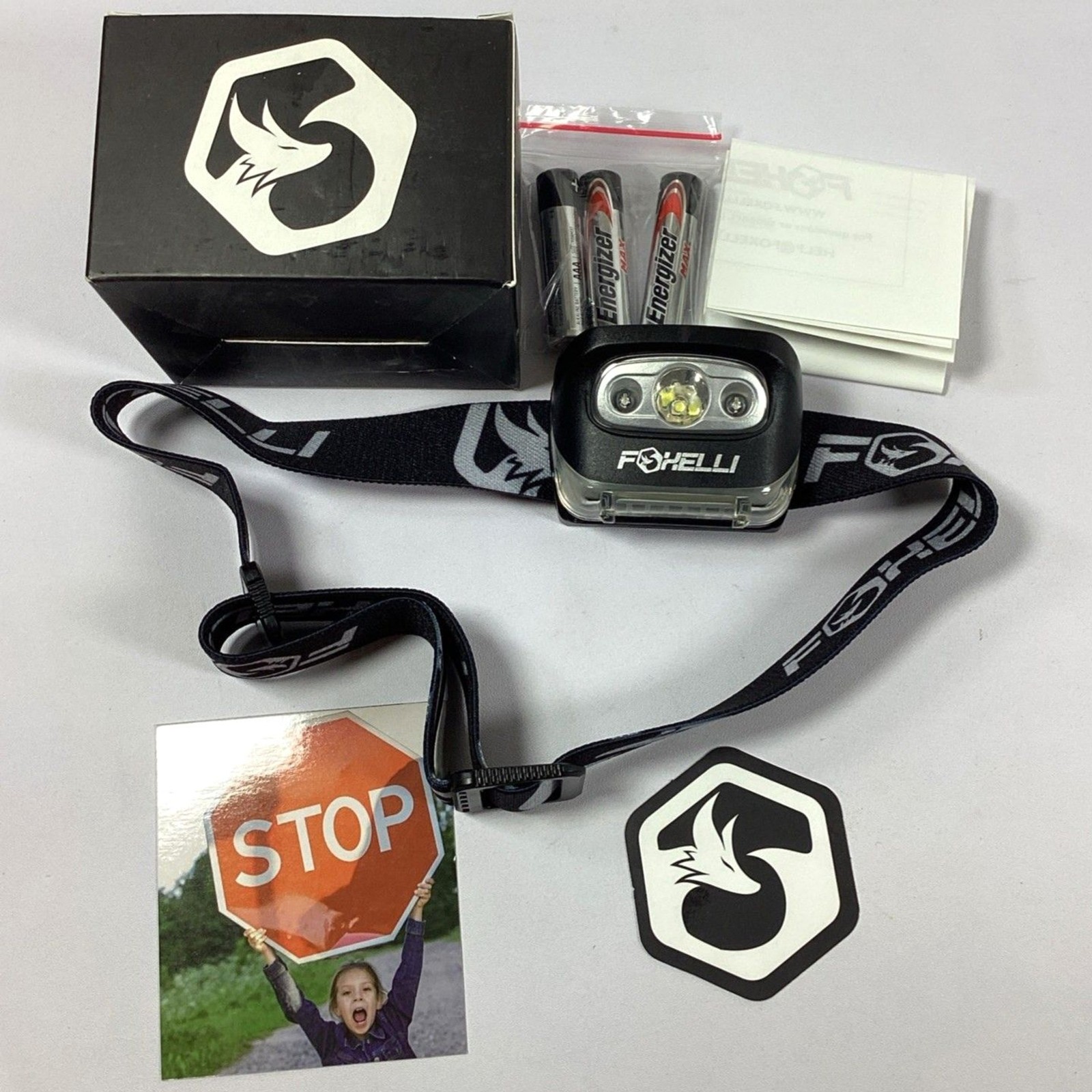 Foxelli Headlamp Flashlight New In Box 165 Lumen Up To 45 Hours MX20