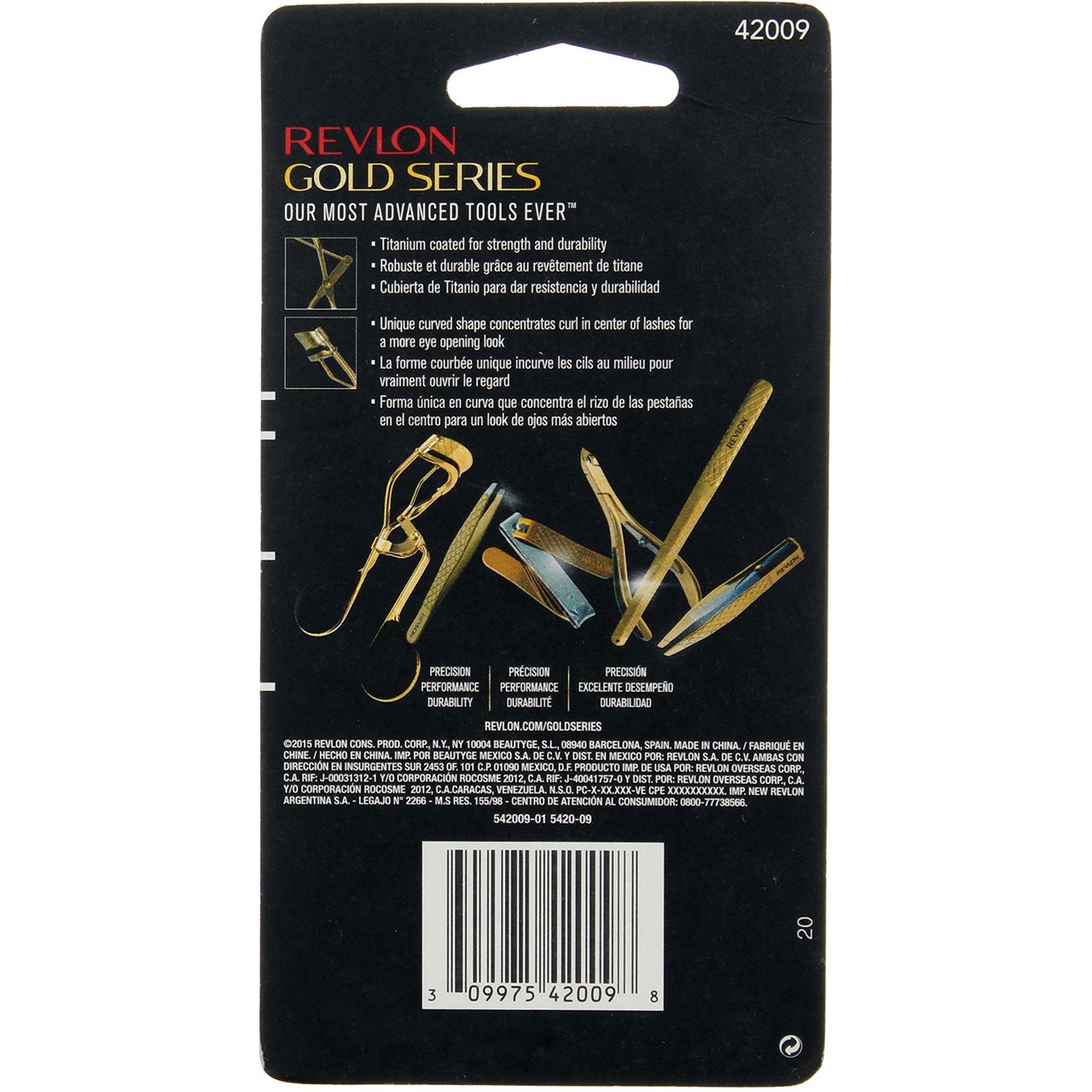 3 Pack Revlon Gold Series Eyelash Curler
