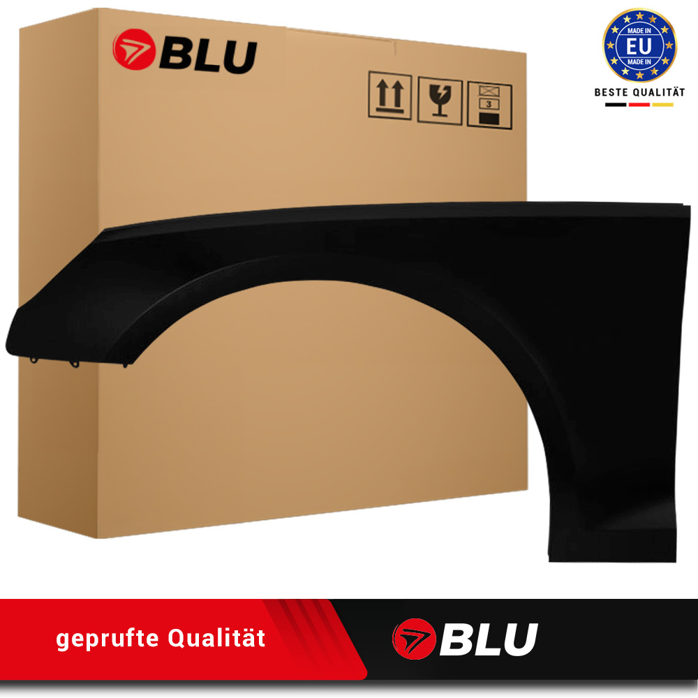 Fender For AUDI A4 B9 S4 LY9B Left Black 2015-2019 Front Painted New
