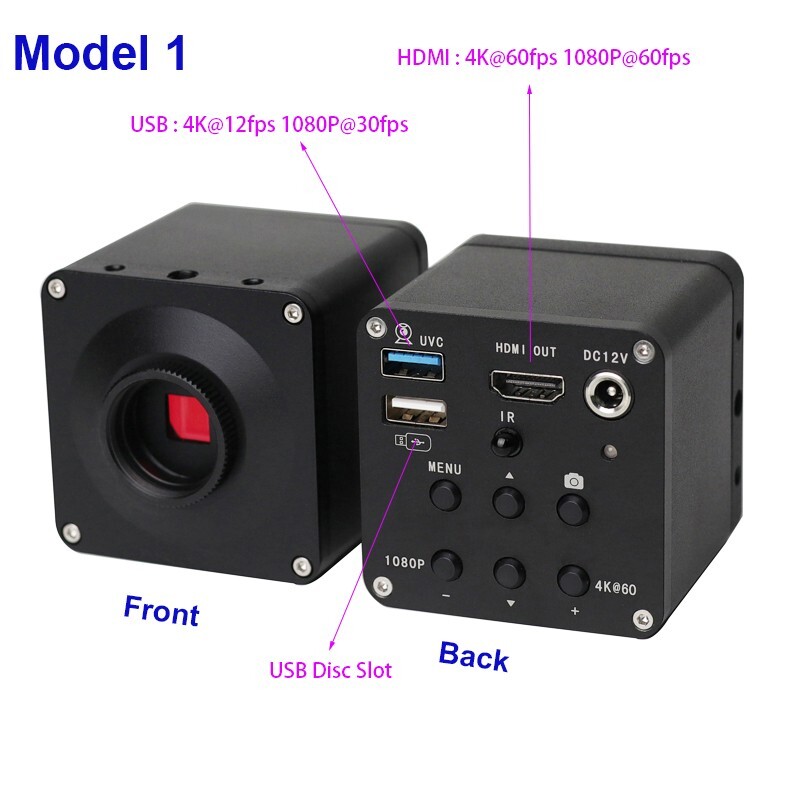 Lapsun IMX678 1/1.8" 4K 60FPS 1080P HDMI USB UVC Industry Microscope Lab Camera